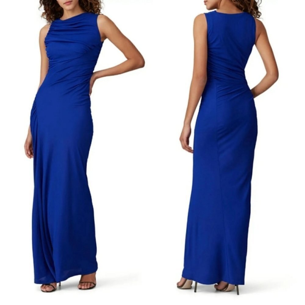 ATLEIN Gathered Stretch-Jersey Maxi Dress Size 40